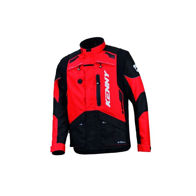 Kurtka ADVENTURE/ENDURO Titanium Red L Kenny Racing | 261-3704011-5601