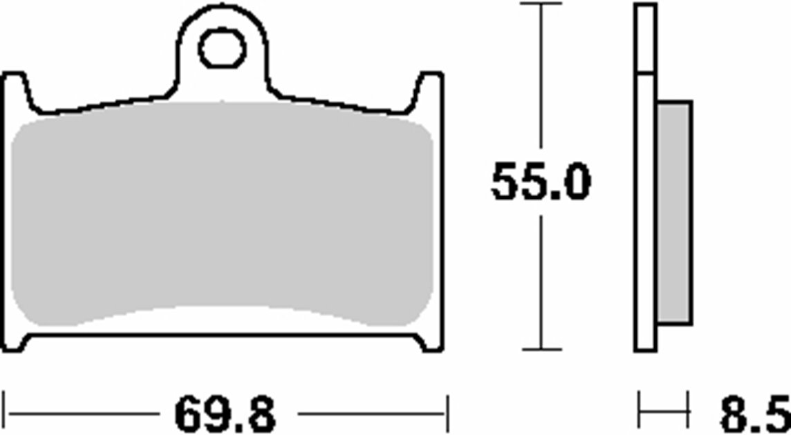 Klocki hamulcowe KH145 / KH236 EVO SINTER