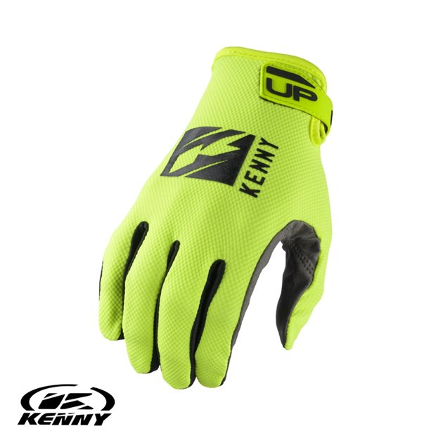 Rękawice Cross/Enduro/MTB UP Neon Yellow L Kenny Racing | 241-2508011-1097