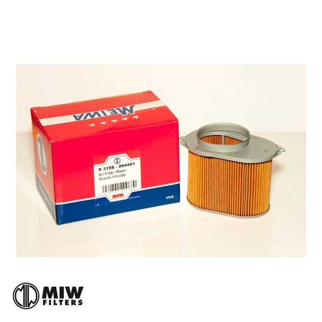 MIW (MEIWA) FILTR POWIETRZA SUZUKI VS 600/700/750/800 INTRUDER 87-09 TYLNY (OKRĄGŁY) (HFA3607) (DO KOMPLETU S3155) (50)