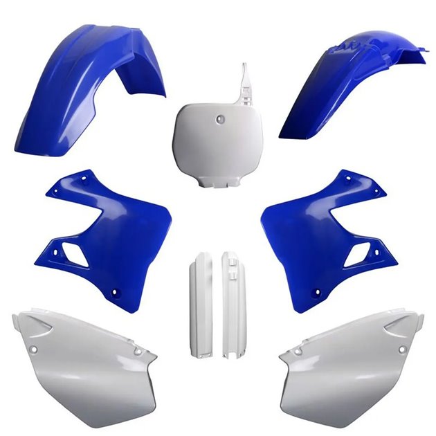 Zestaw plastików Body Kit Polisport niebieski biały OEM | 91382