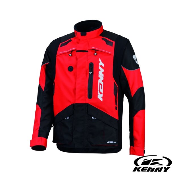 Kurtka ADVENTURE/ENDURO Titanium Red XXL Kenny Racing | 261-3704011-5801