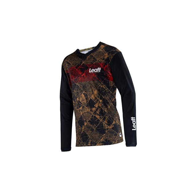 Koszulka rowerowa MTB GRAVITY 3.0 Jersey Timber/Czarny Rozmiar L LEATT | 5024120363