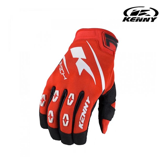 Rękawice Cross/Enduro SF-TECH RED XS Kenny Racing | 251-4707090-0701