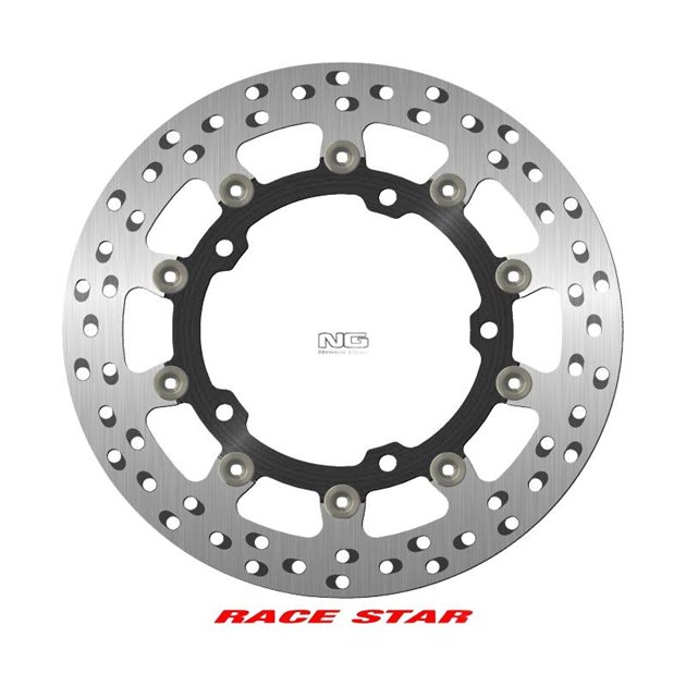 Tarcza hamulcowa (przód) RACE STAR PREMIUM KAWASAKI NINJA 400 / Z 400 '18-'22, ZX-25R '21-'22 (310X141,75X5MM) (5X10,25MM) (ŚRODEK ALUMINIOWY, POLEPSZONE CHŁODZENIE) NG