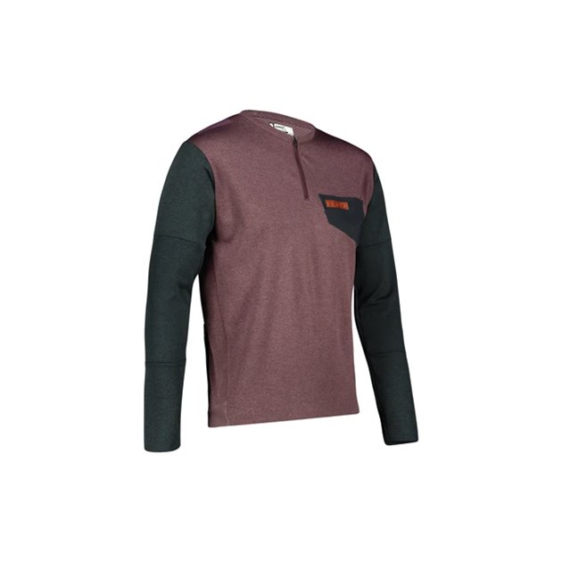 Koszulka rowerowa MTB Trail 4.0 Jersey Malbec (M) LEATT | 5022080492