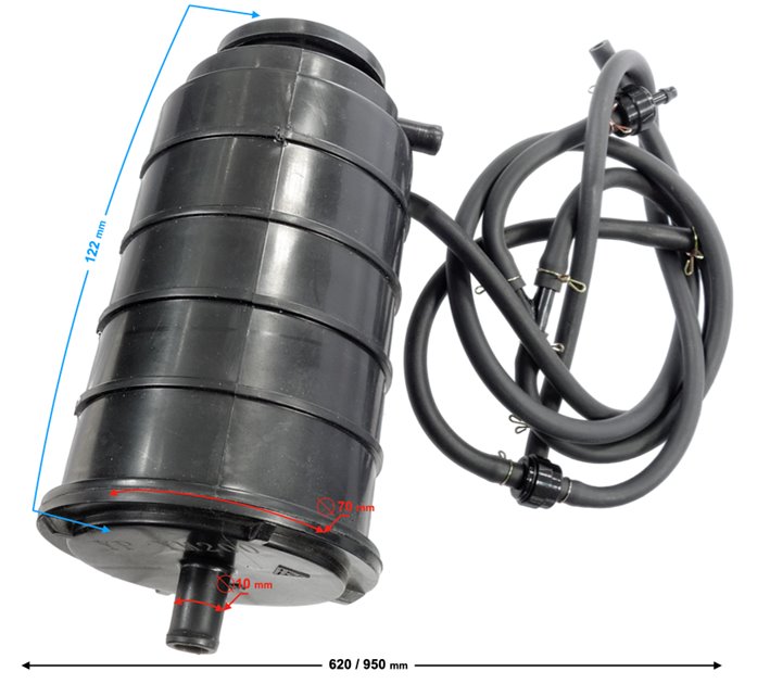 Filtr oparów Barton Hyper 125