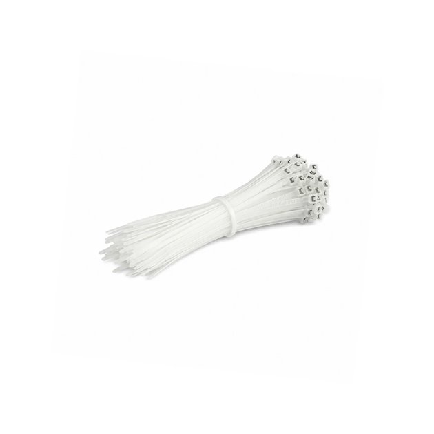 Opaski zaciskowe (trytytki) 3,6x200mm kolor neutralny (100 sztuk) PROMX | PR121