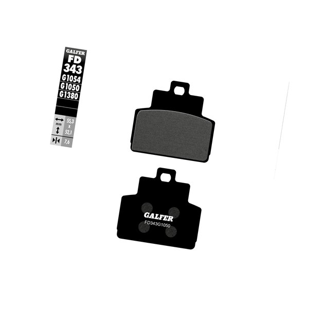 Klocki hamulcowe KH425 PÓŁMETALICZNE Galfer | FD343G1050