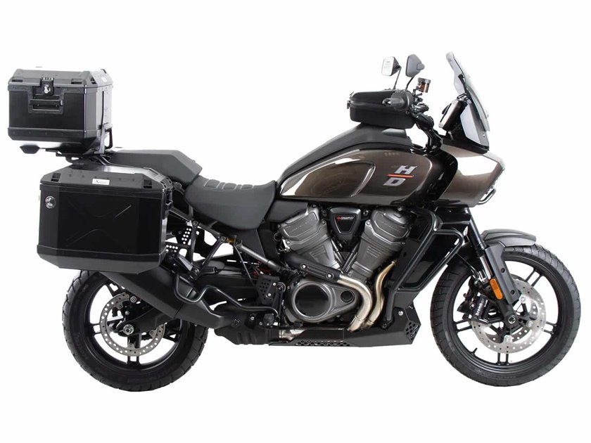 Stelaż Cutout + kufry boczne Xplorer Harley-Davidson Pan America 1250 / Special 2021-2026 Hepco Becker | 6517600 00 01-01-40