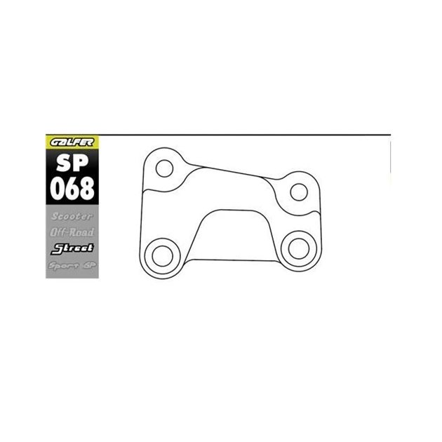 GALFER ADAPTER TARCZY HAMULCOWEJ 320MM HARLEY DAVIDSON LEWA STRONA (HD LEFT SIDE) | SP068