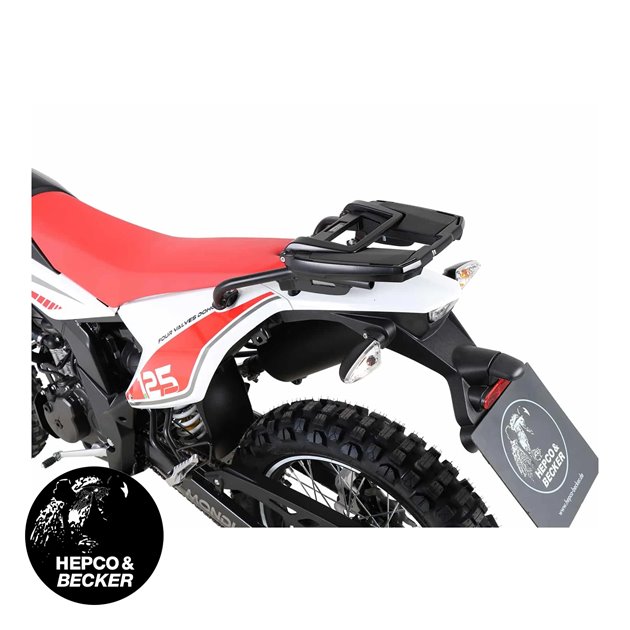 Stelaż kufra centralnego Alurack Mondial SMX 125I Enduro / Supermoto CBS 2019 - 2025 Hepco Becker | 6617607 01 01