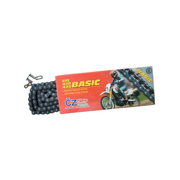 CZ ŁAŃCUCH NAPĘDOWY 420 BASIC (420S) (112 OGNIW) (19,0 KN) + ZAPINKA