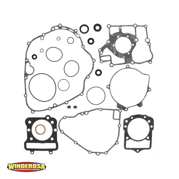 WINDEROSA (VERTEX) KOMPLET USZCZELEK Z USZCZELNIACZAMI SILNIKOWYMI KAWASAKI KLF300A BAYOU 86-87, KLF300B BAYOU 88-05
