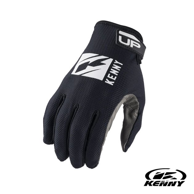 Rękawice Cross/Enduro/MTB Up Black/Biały Rozmiar L Kenny Racing | 241-2508011-1009