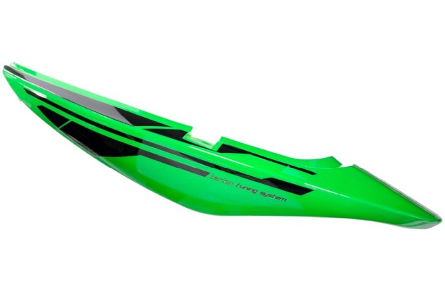 Obudowa tylna lewa zielona MOTOROWER 50cm3 Barton Sprint 2 Moretti