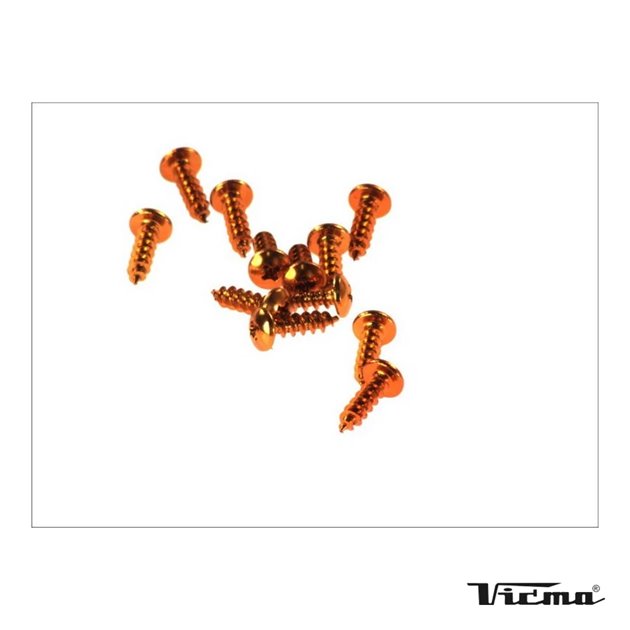Zestaw śrub owiewki M6x22 (12szt.), pomarańczowy Vicma | 1052596