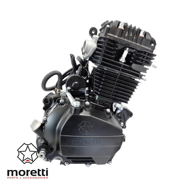 Silnik Moretti pionowy 250cc 4T, 5-biegowy manual (bez oleju) Czarny
