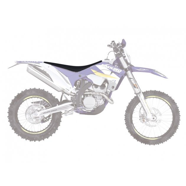 BLACKBIRD POKROWIEC / POSZYCIE NA SIEDZENIE SHERCO SE/SEF 2025 (SE/SFE ALL MODELS 2025) PYRAMID KOLOR CZARNY