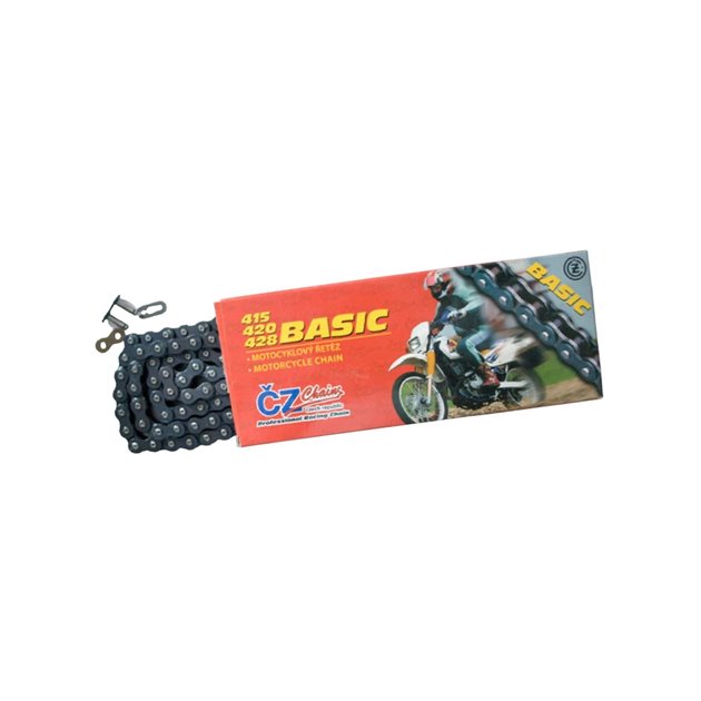 CZ ŁAŃCUCH NAPĘDOWY 428 BASIC (428S) (120 OGNIW) (19,2 KN) + ZAPINKA