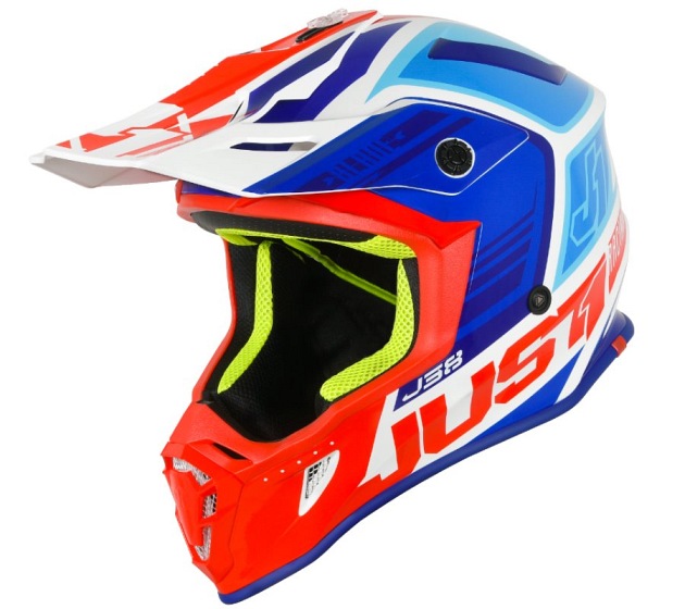 Kask JUST1 J38 BLADE blue-red-white M