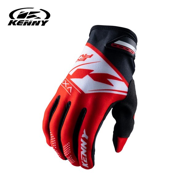 Rękawice Cross/Enduro Brave Kid/Junior/Dziecięce Red S (3 lata) Kenny Racing | 231-2904011-0201