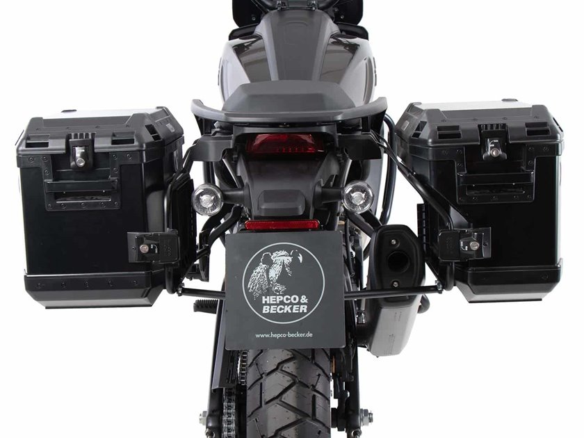 Stelaż Cutout + kufry boczne Xplorer Harley-Davidson Pan America 1250 / Special 2021-2026 Hepco Becker | 6517600 00 01-01-40