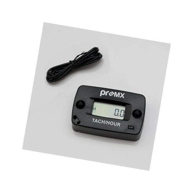 Licznik motogodzin indukcyjny z obrotomierzem resetowalny wodoodporny PR09 (EL) Promx