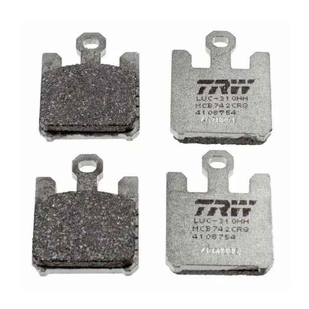 Klocki hamulcowe CARBON RACING Kawasaki ZX-6RR 600, ZX-6R 636, ZX-10R, ZX-12R, Suzuki GSX-R 1000, Derbi Mulhacen 659 PRZÓD TRW | MCB742CRQ