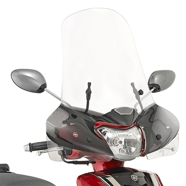 Szyba akcesoryjna Honda SH 300I, Vision 50/110, Yamaha D'elight 125 52x66,5cm przeźroczysta Kappa | 308AK