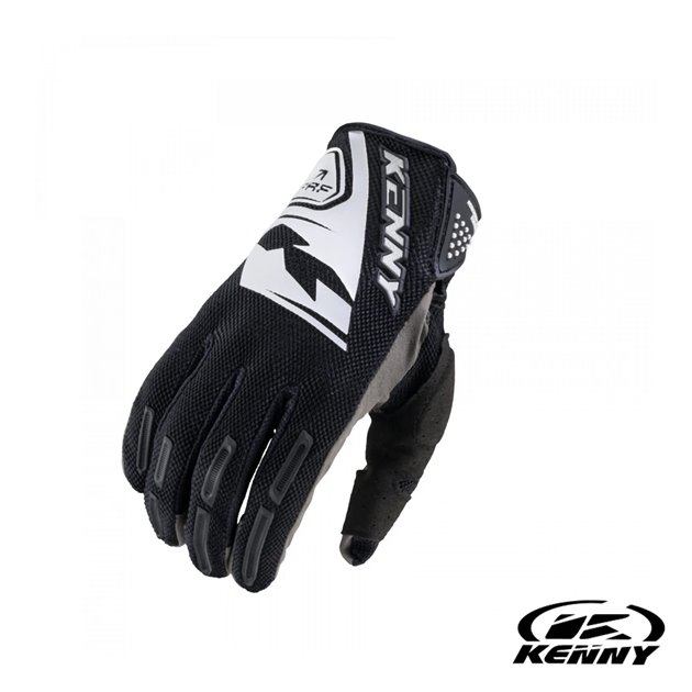 Kenny Racing Rękawice Cross/Enduro Performance Black Czarny/Biały L | 251-2804011-1009