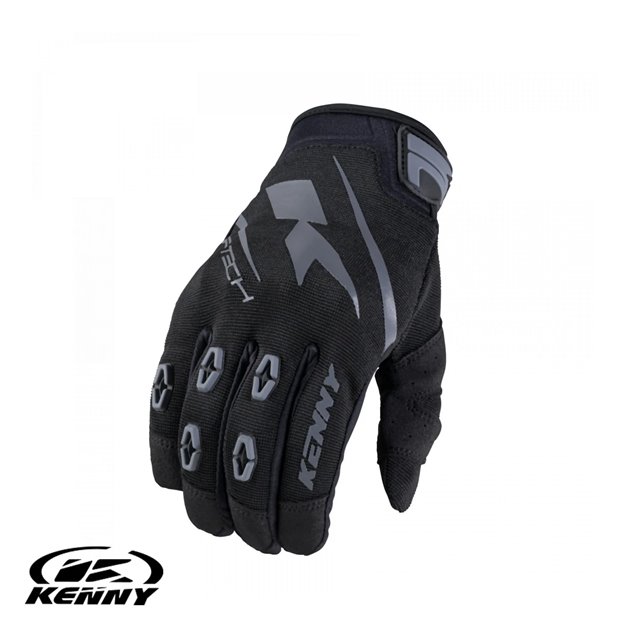 Rękawice Cross/Enduro SF-TECH BLACK M Kenny Racing | 251-4707090-0909