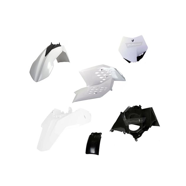 Komplet Plastików KTM SX 65 Biały Polisport | 90214
