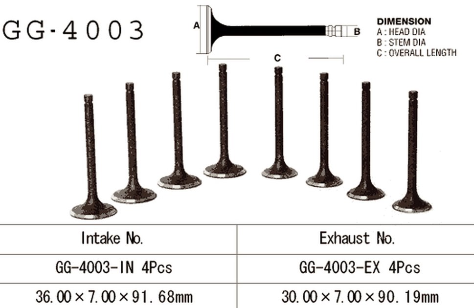 ZAWÓR SSĄCY KAWASAKI KZ 1000/Z1R 77-81 (OEM: 12004-017,12004-1000) (1SZT.) (Made in Japan) VESRAH