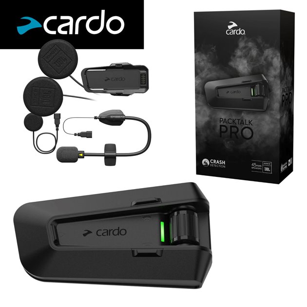 CARDO Edge PRO JBL 45mm - Interkom motocyklowy Bluetooth, MESH
