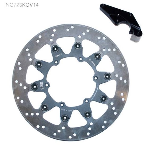 Tarcza hamulcowa (przód) Z ADAPTEREM OVERSIZE (320X118X5) YAMAHA YZF 450 '08-'15' (NG723K14) NG