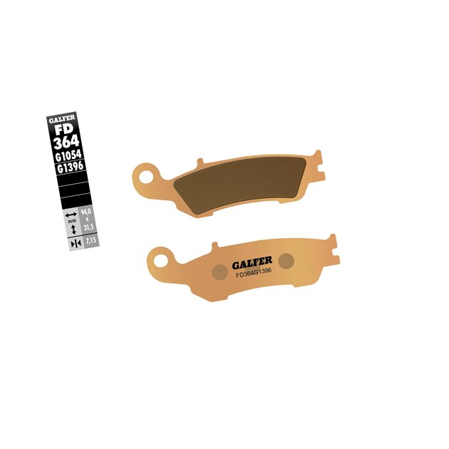 Klocki hamulcowe KH450 SPIEK METALICZNY OFF ROAD Galfer | FD364G1396