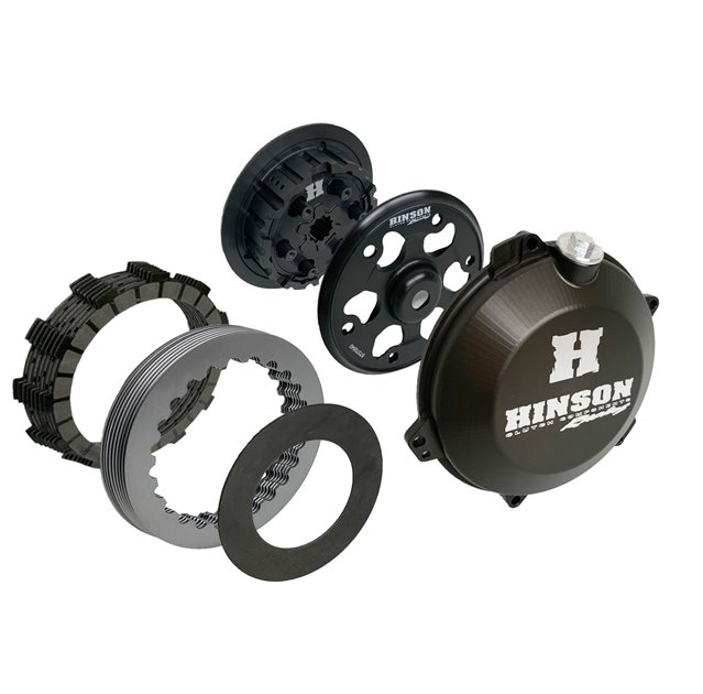 HINSON ZESTAW SPRZĘGŁA GAS GAS EX 250/350F 2024-2026; MC 250/350F 2023-2026; HUSQVARNA FC 250/350 2022-2026; FX 350 2023-2026; KTM SX-F 250/350 2023-2026; XC-F 250/350 2023-2026 (COMPLETE BILLETPROOF CONVENTIONAL CLUTCH KIT)