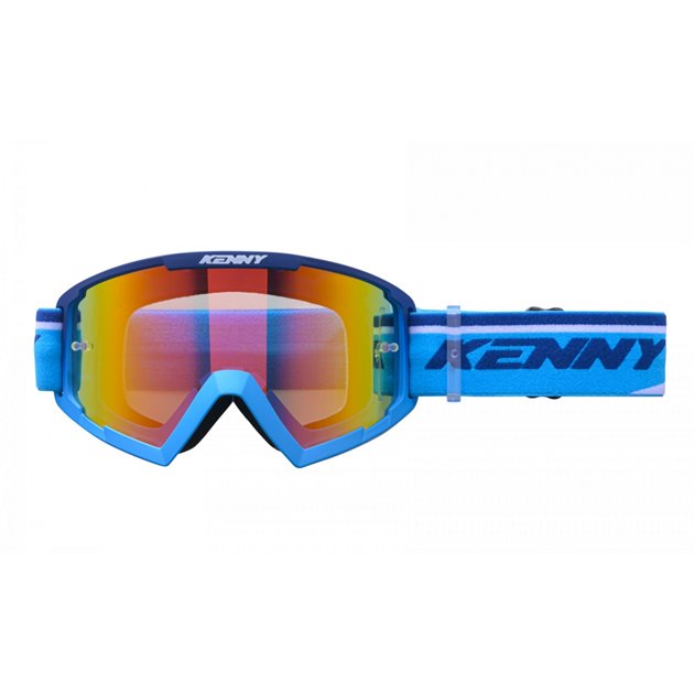 Gogle Track+ Navy Blue Szybka Czerwone Lustro Kenny Racing | 251-0803011-02