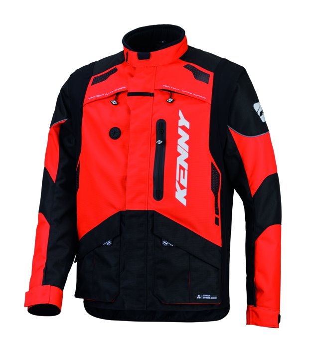 Kurtka ADVENTURE/ENDURO Titanium Orange M Kenny Racing | 261-3704011-5506