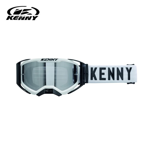 Kenny Racing Gogle Performance EVO 2 White Clear Lens biały/czarny | 261-0702011-00