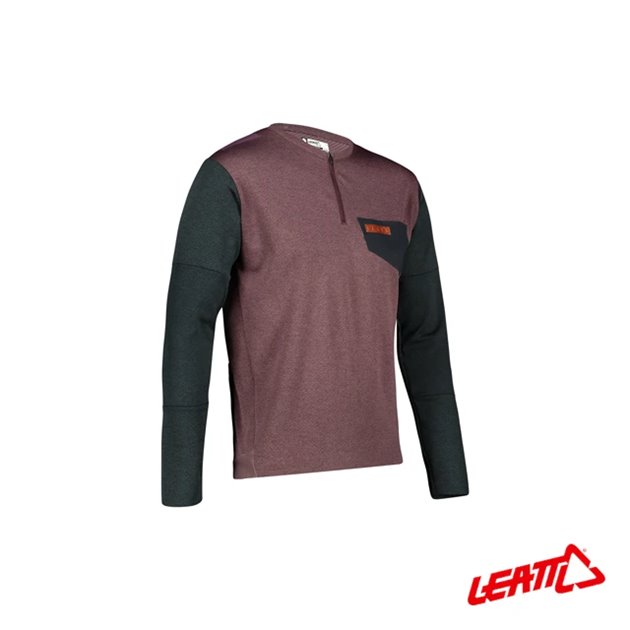 Koszulka rowerowa MTB Trail 4.0 Jersey Malbec (M) LEATT | 5022080492