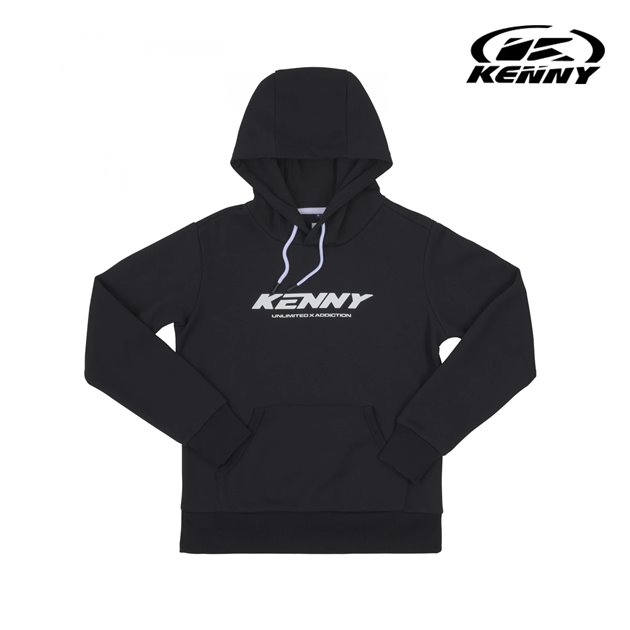 Kenny Racing Bluza z kapturem damska Core Black L | 261-4701020-56