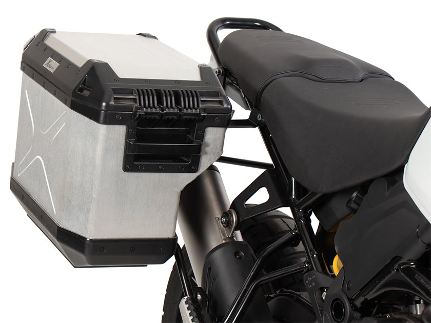 Stelaż Cutout + kufry boczne Xplorer Ducati DesertX 2022-2026 Hepco Becker | 6517638 00 01-00-40