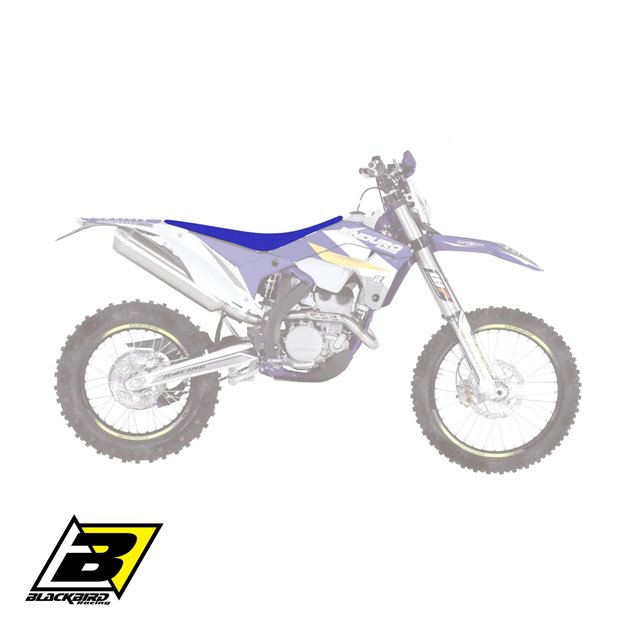 BLACKBIRD POKROWIEC / POSZYCIE NA SIEDZENIE SHERCO SE/SEF 2025 (SE/SFE ALL MODELS 2025) PYRAMID KOLOR NIEBIESKI