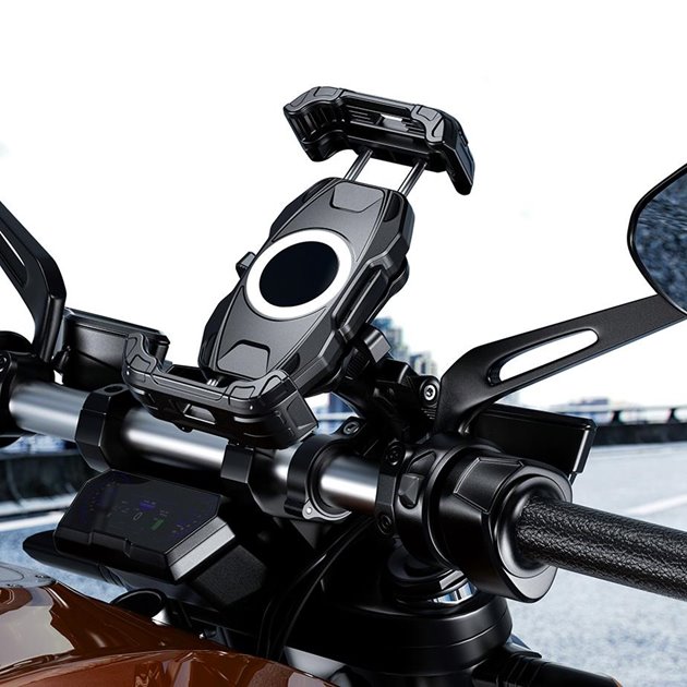 Antywibracyjny uchwyt na telefon na kierownicę motocykla i roweru R22 | UCH000247