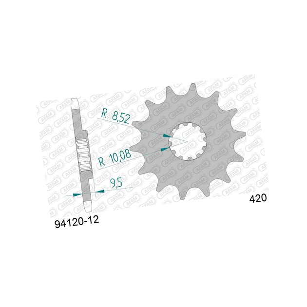 Zębatka przednia 12 KTM SX 65 ŁAŃC. 420 AFAM | 94120-12