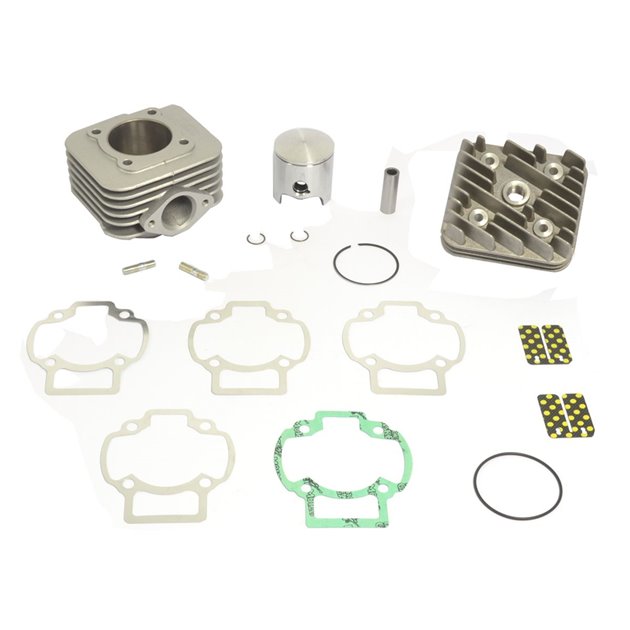 Cylinder Kompletny BIG BORE (47,6MM = 70CC) Z Głowicą i Uszczelkami Aprilia Scarabeo 50, Derbi Atlantis 50, Piaggio Liberty 50 Athena | 069200/1