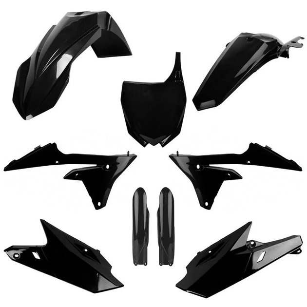 Zestaw plastików Body Kit Polisport czarny | 91404
