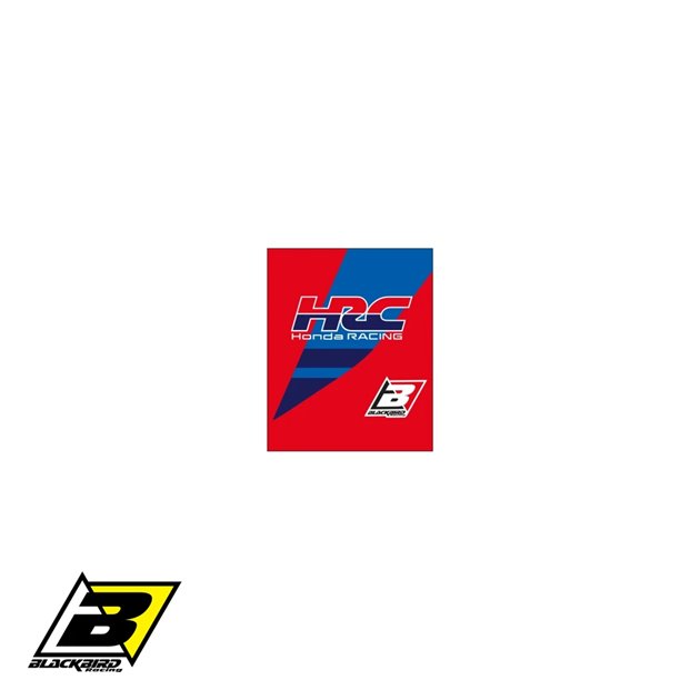 Nakładki ochronne na manetki Logo Honda Replica Team HRC 22 Czerwony, Niebieski BLACKBIRD | E5016R/122